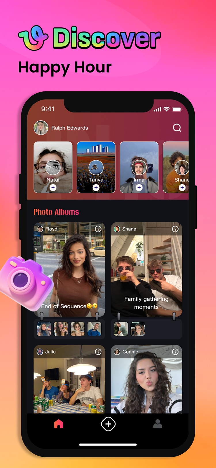 Screenshot of the Hila fashion app interface